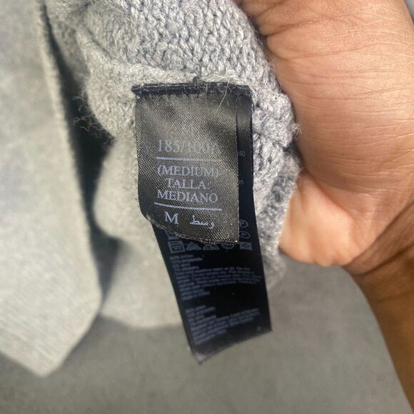 Allsaints Tolnar Crew Jumper Wool Cotton Blend Blend Grey Size M - Picture 10 of 15